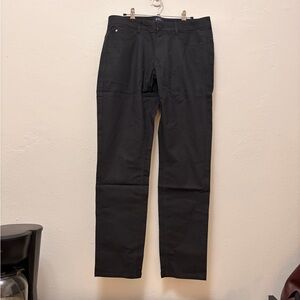 Ben Sherman Men's Black Plaid Chinos